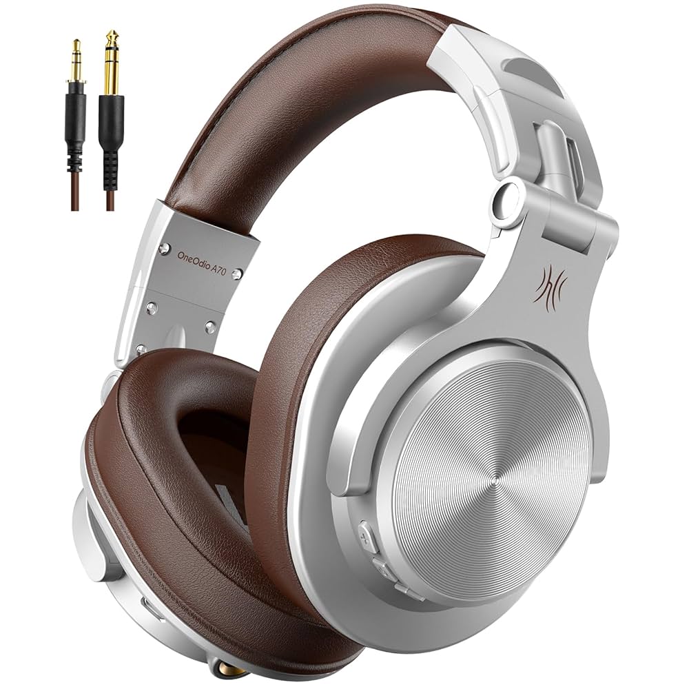 【Bluetooth対応】OneOdio ヘッドホン A70 A70 Wireless & DJ Headphones(Black) Over thousands of 5 star